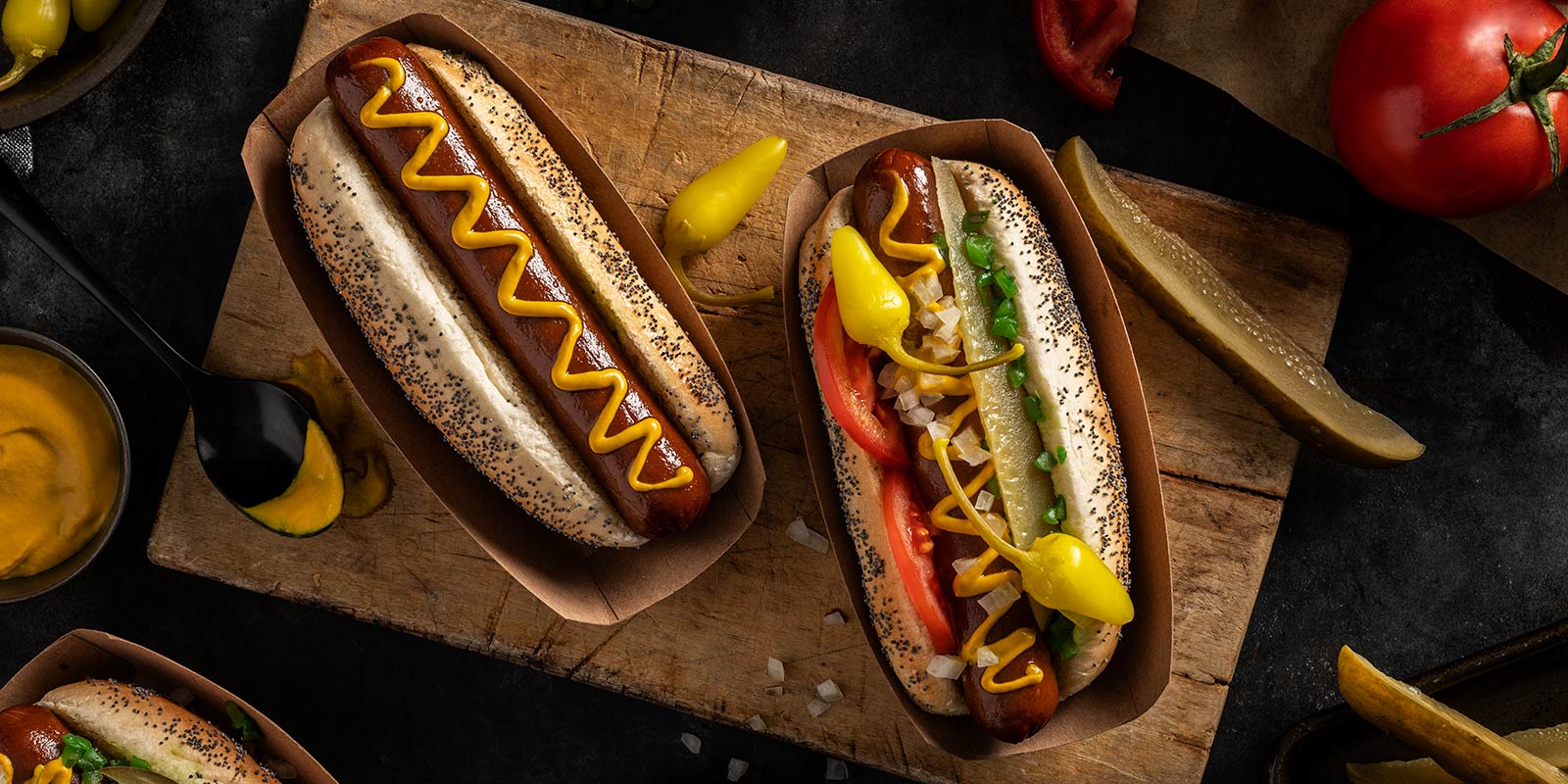 Hot-dog à la façon de Chicago